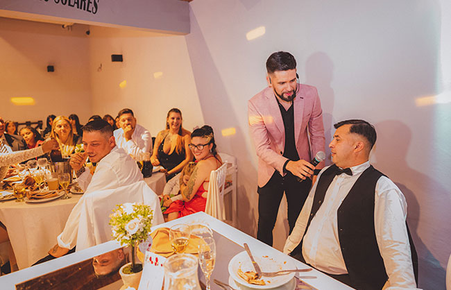 Conductor Animador en Bodas