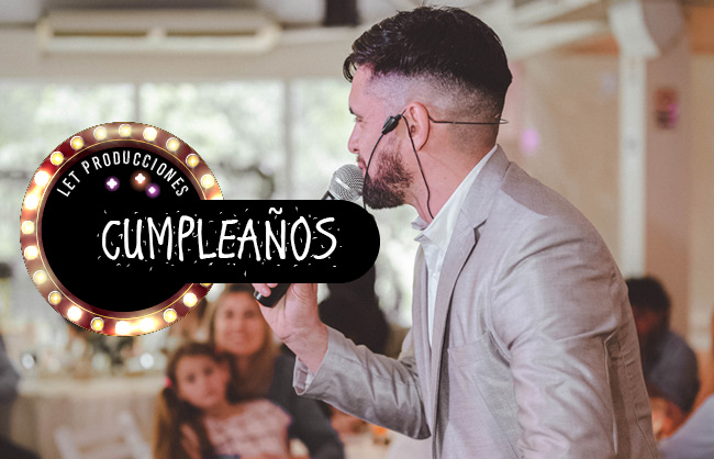 Conductor Animador para cumpleaños